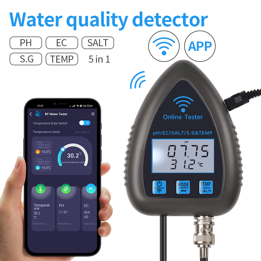 Ph Up Down Solution - Tuya WiFi 5 in 1 Water