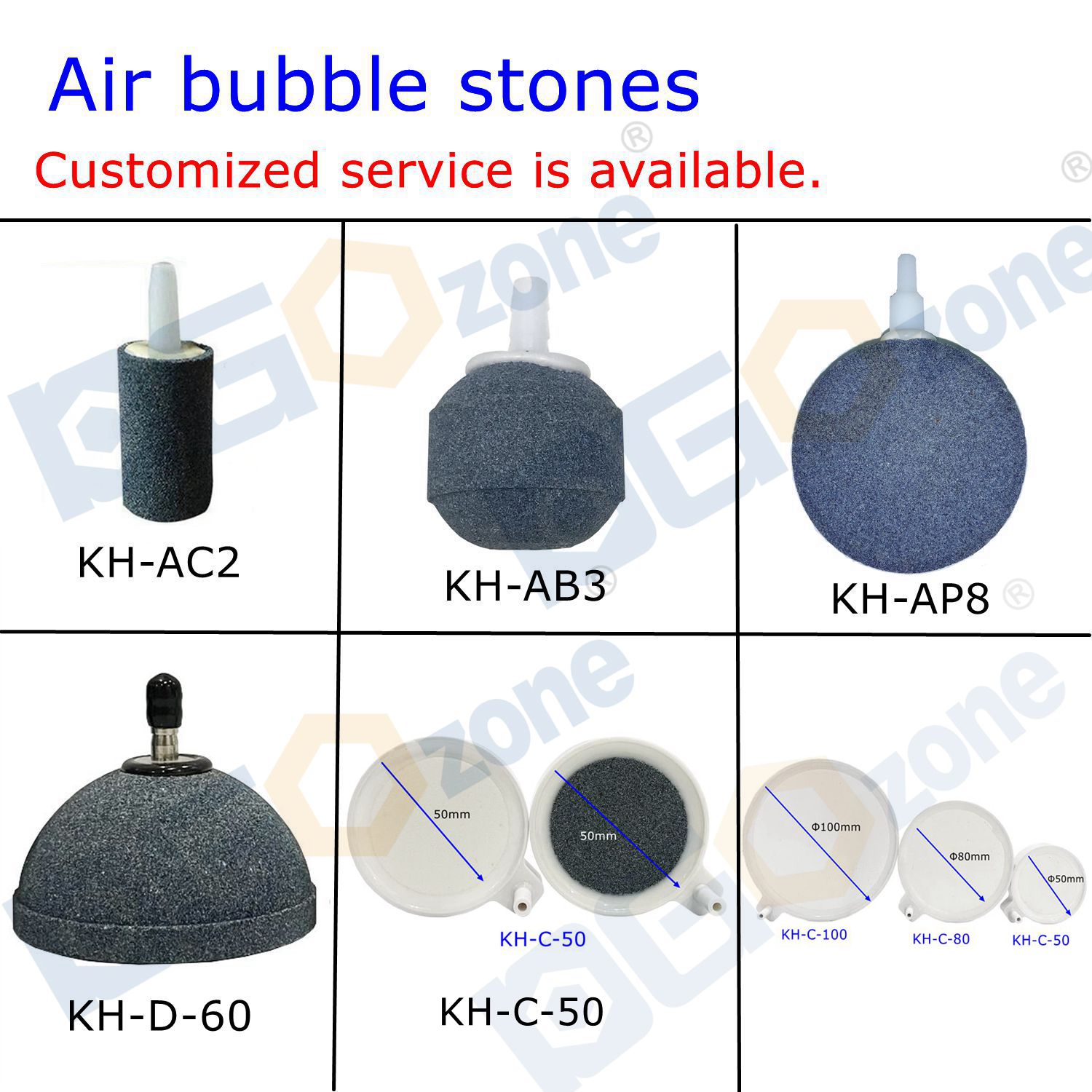Air Stone Diffuser - Air Bubble Stone Diffuser Fish Tank