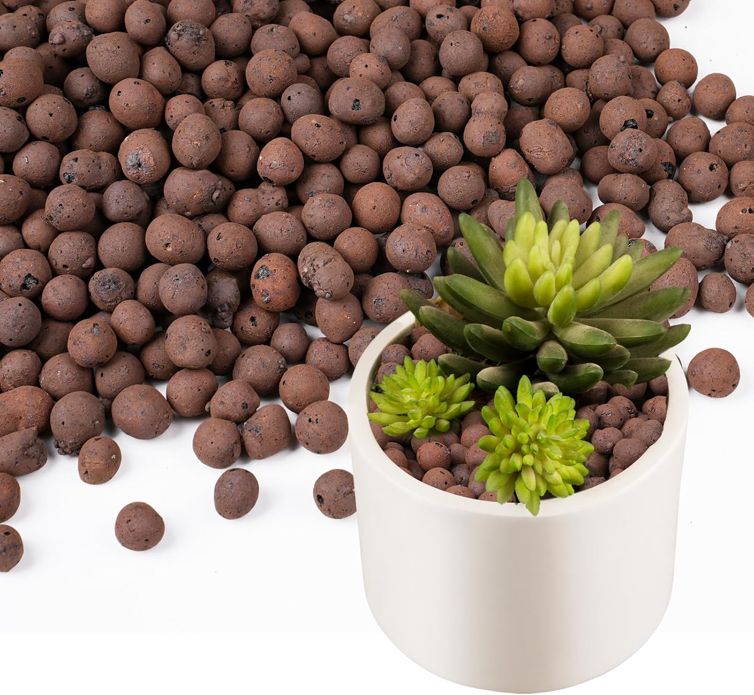 Clay Pebble Growing - 100/200G Clay Pebbles for Plants,Lightweight Clay