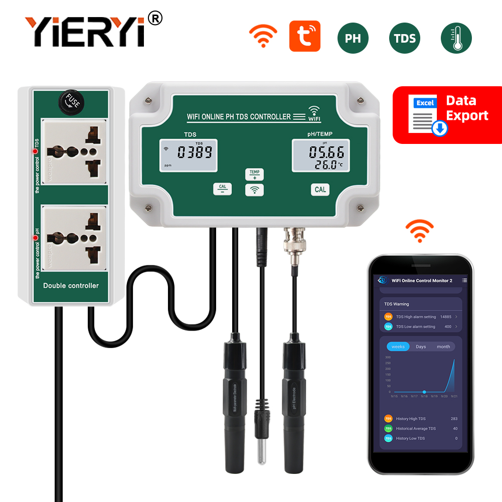 Ph Up Down Solution - Yieryi New WIFI Smart Aquarium PH