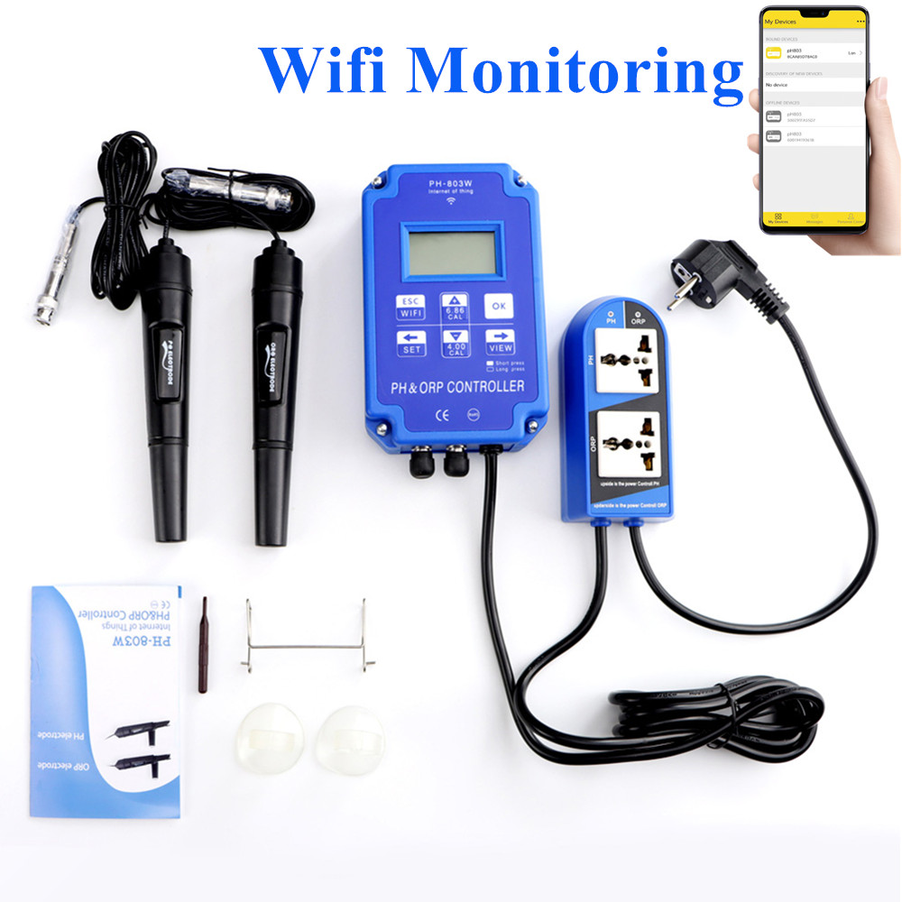 2 In 1 PH ORP Controller PH-80 - огляд і ціна Ph Up Down Solution