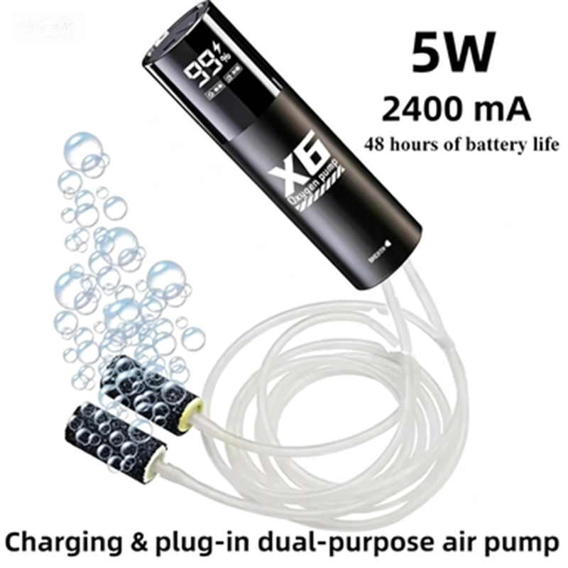 Aquarium Fish Tank Oxygen Pump - огляд і ціна Air Stone Diffuser