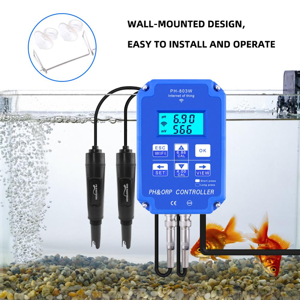 Yieryi Digital PH WiFi ORP Red - огляд і ціна Ph Up Down Solution