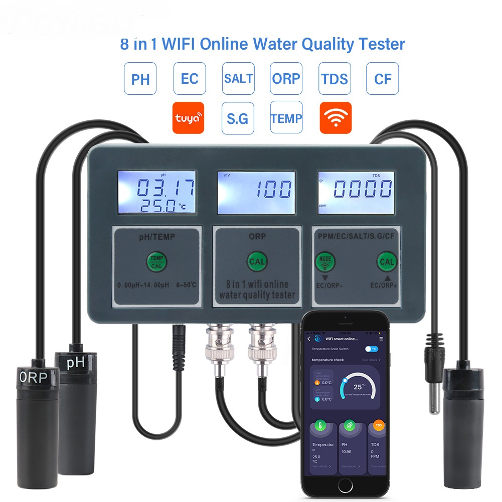 Tuya WiFi Digital PH ORP TDS E - огляд і ціна Ph Up Down Solution