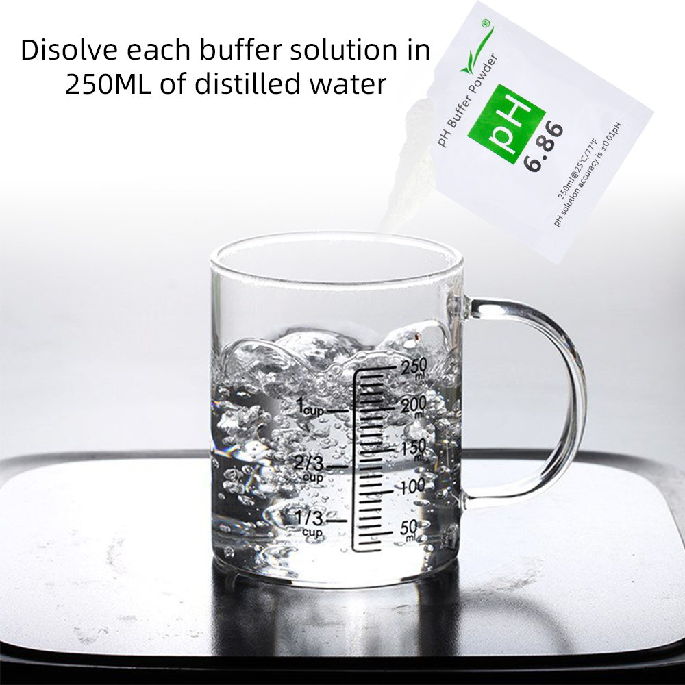 PH Buffer Powder pH4.00 6.86 9 - огляд і ціна Ph Up Down Solution